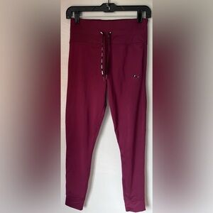 Puma Size Small buttery soft burgundy joggers pants